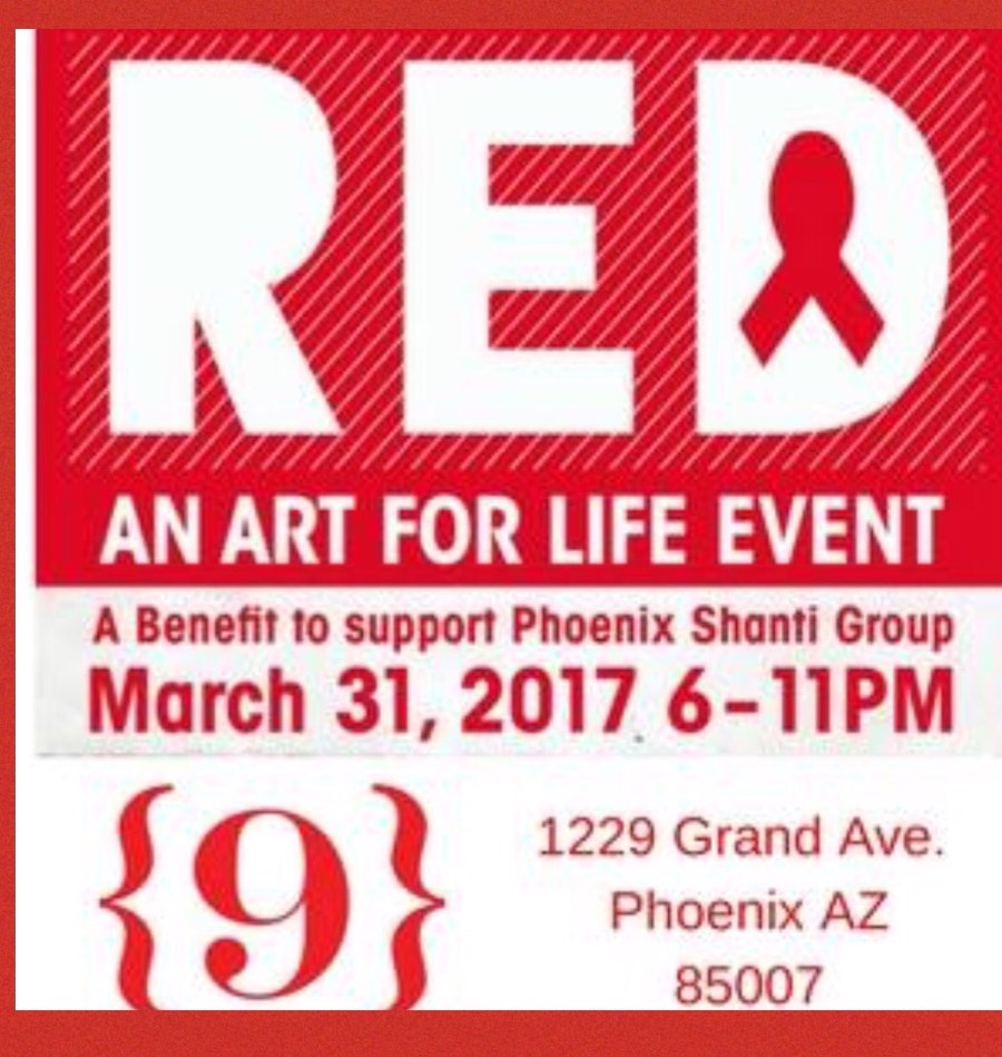 Red Art for Life event